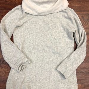CrewCuts Girls Gray Cowl-Neck Sweatshirt size 14